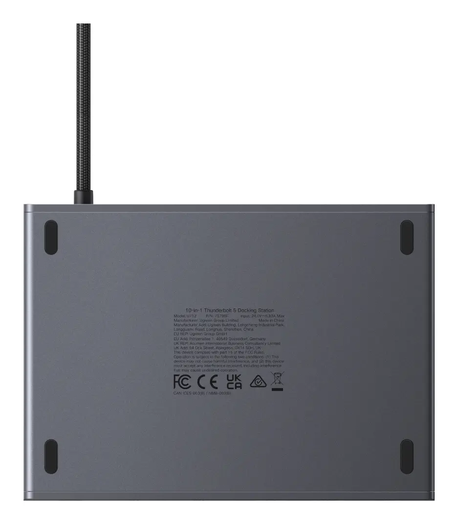 UGREEN Maxidok 10-in-1 Thunderbolt 5 dokstacija Photo 12