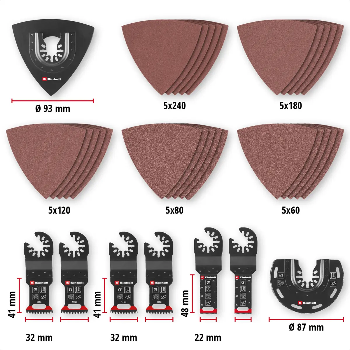 Einhell-KWB 35-Piece Multitool Set 708136 Photo 2