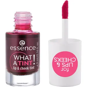 Essence WHAT A TINT! Lip and Cheek Tint Red Bottle for Women