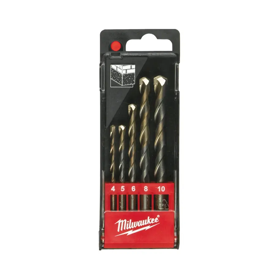 Milwaukee cilindrisko urbju komplekts 4mm 5mm