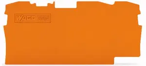 Wago 2004-1392 Orange End Plate for Terminal Blocks