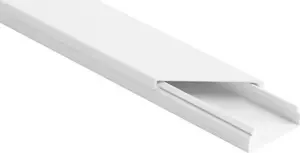 STASIŃSKI Electrical Cable Trunking White LS 35x18 mm Length 2 meters Set of 10 Pieces