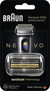 Braun NEVO Replacement Shaving Head Stainless Steel for Men
