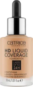 Šķidrais sejas tonālais krēms Catrice HD Liquid Coverage Foundation - 046 Camel Beige