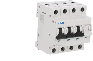 Автоматический выключатель EATON FAZ-D1,6/3N 3P+N кривая D 1.6A 15kA AC