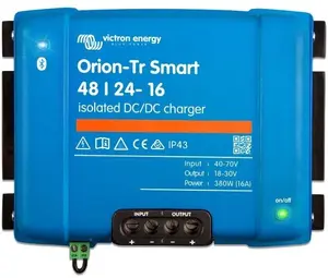 PowerNeed Orion-Tr Smart 48/24-16A Isolated DC-DC lādētājs