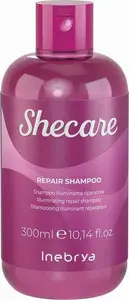 Inebrya Shecare Repair Shampoo izgaismojošs un atjaunojošs matu šampūns ķīmiski bojātiem matiem