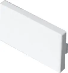 STASIŃSKI SK 130x60 White Electrical Trunking End Cap