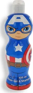Air-Val American Captain 2-in-1 Shower Gel and Shampoo 400 ml
