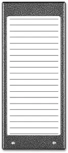 ACO CDN-17N ST (W) Illuminated tenant list panel with backlighting for approximately 17 entries
