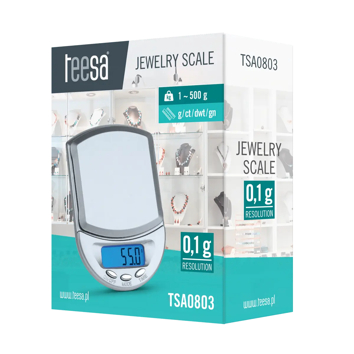 electro base TSA0803 Digital Precision Scale 500g 0.1g Photo 3