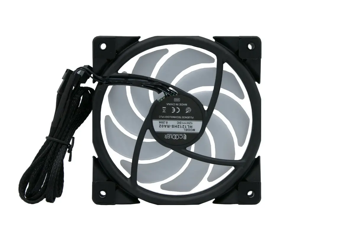 PCCOOLER Halo FRGB Korpusa ventilators HALO-FRGB
