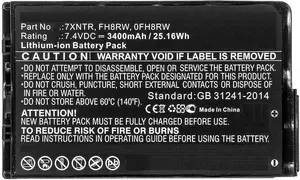 Аккумулятор для ноутбука CoreParts для Dell FH8RW-CP сменная батарея питания