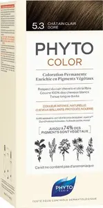 Phyto Phyto Color Nr.5.3 Light Golden Brown Permanent Hair Dye