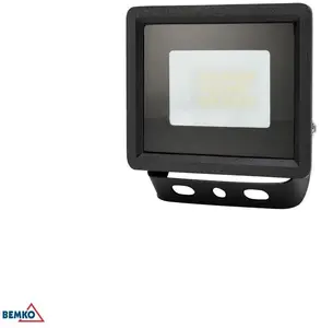 Naświetlacz Bemko LED SMD KASTEL 10W 4000K 800LM IP65 czarny cz. pir (71260)