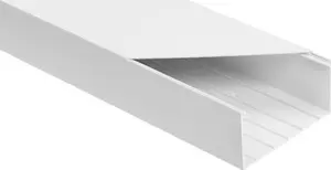 STASIŃSKI Electrical Installation Trunking Complete White LS 130x60 mm Length 2 m Set of 6