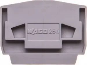 Wago Ścianka końcowa szara /25szt./ (264-368)