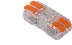 Pawbol E.4194/2 Caurspīdīgs divpusējs vadu savienotājs 4x 0,2-2,5 mm² 4 kontakti 50 gab.