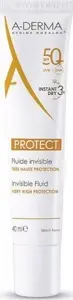 A-Derma Protect Fluide Invisible SPF 50+ Facial Sunscreen