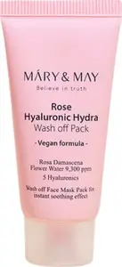 Mary&May Mary&May Maska glinkowa nawilżająca Rose Hyaluronic Hydra - 30 g