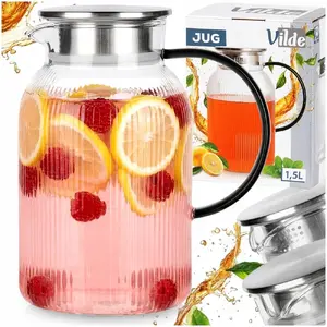 Vilde Dzbanek szklany z pokrywką 1,5 l