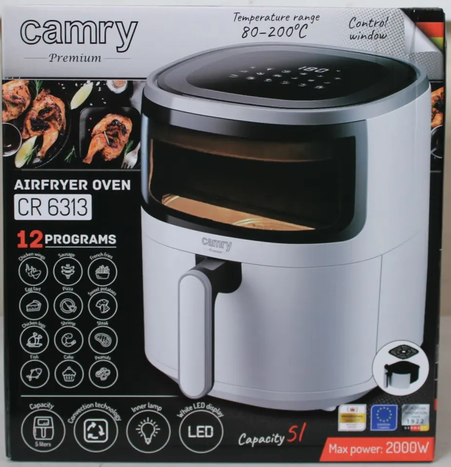 Camry CR 6313 Airfryer Cepeškrāsns Photo 6