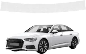GrizzGlass HeavyDuty Clear Protection Film for Trunk Sill compatible with Audi A6 C8 Sedan 2018-2023