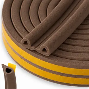 Keltin P-type Self-Adhesive EPDM Window and Door Seal 9x5.5mm 100m Brown