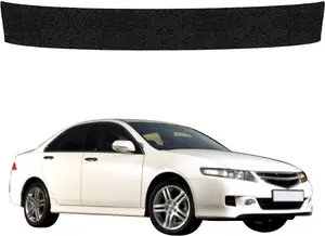 GrizzGlass HeavyDuty Black Rear Bumper Protector for Honda Accord 7 Facelift 2005-2007