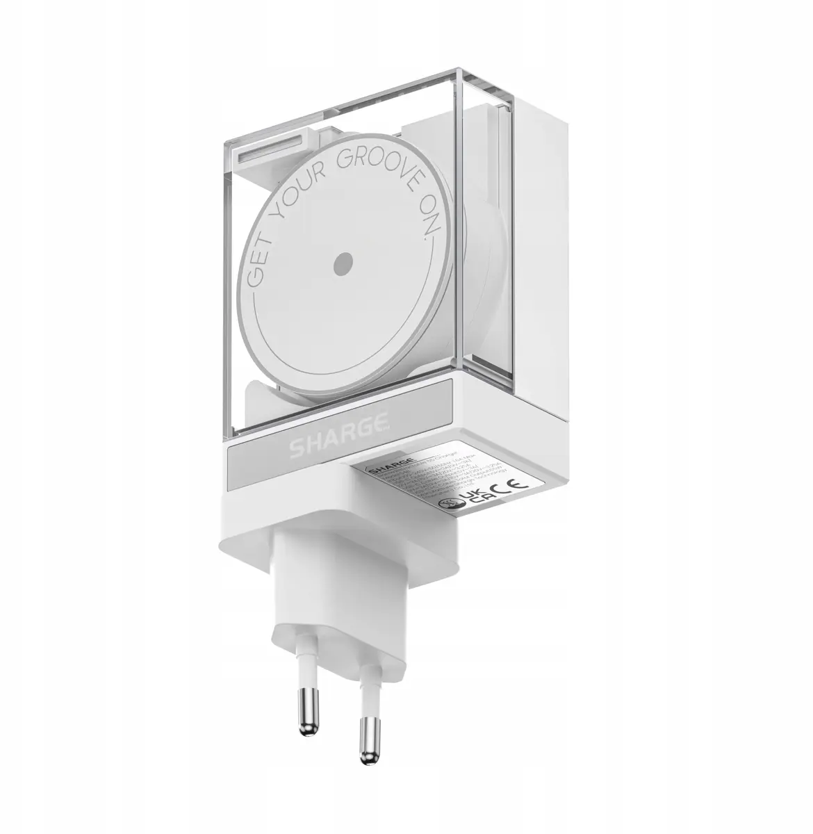 Lādētājs PowerNeed SHARGE Retractable 65 GaN