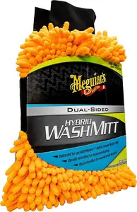 Meguiar’s Hybrid Washing Mitt X210200 for Car Care and Detailing
