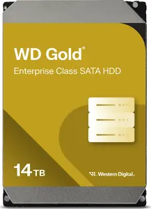 WD Gold 14TB Server Hard Drive 3.5 Inch SATA III 6 Gb/s WD142KRYZ
