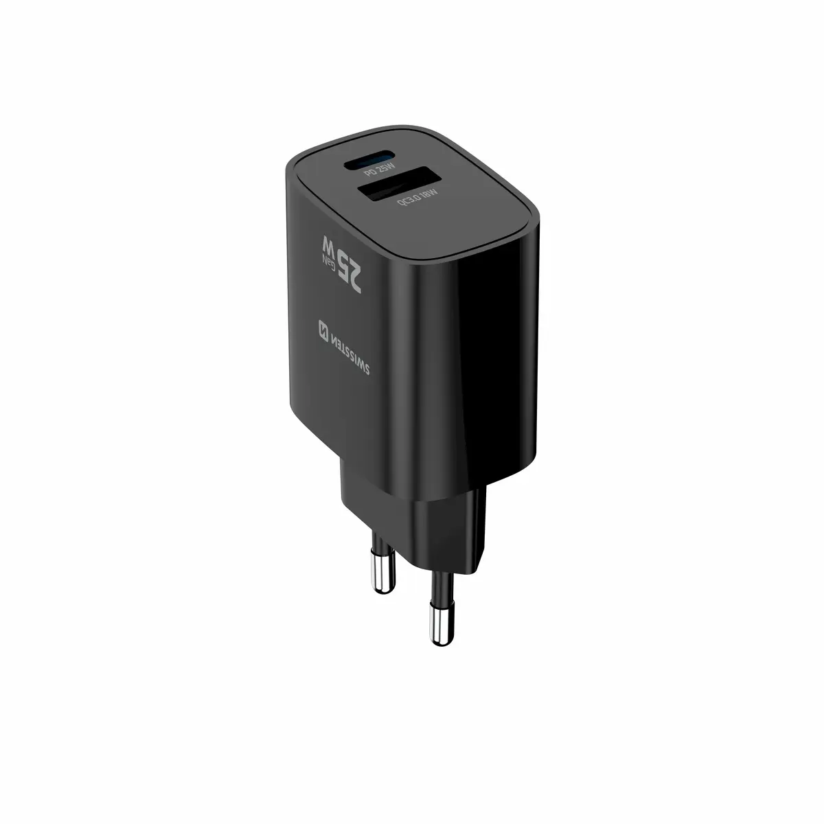 Зарядное устройство Swissten Edge GaN USB-A USB-C Photo 4