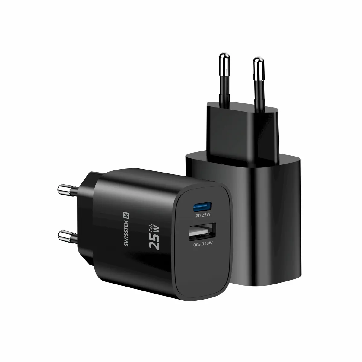 Зарядное устройство Swissten Edge GaN USB-A USB-C Photo 5