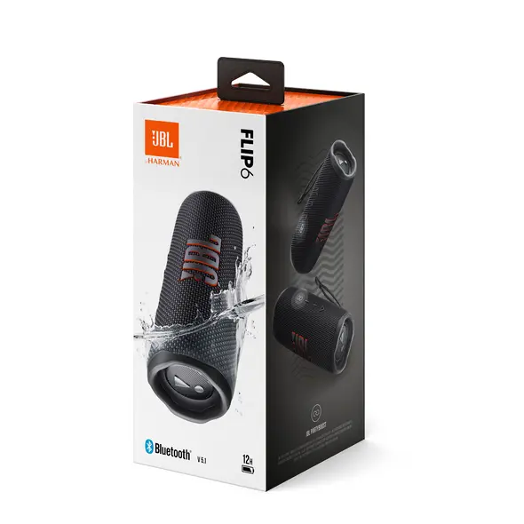 Портативная колонка JBL Flip 6 Черная Photo 10