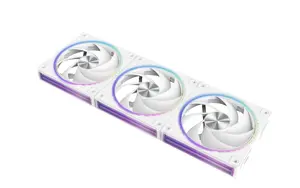 ZALMAN ZM-DF120 A3 White 120mm Daisy Chain PC Fan 3-Pack with PWM Control