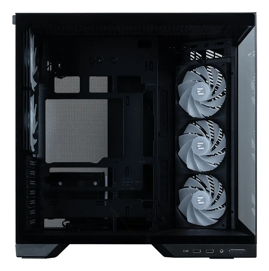 Корпус для ПК Zalman D50 Dual-Chamber Midi Tower черный Photo 2