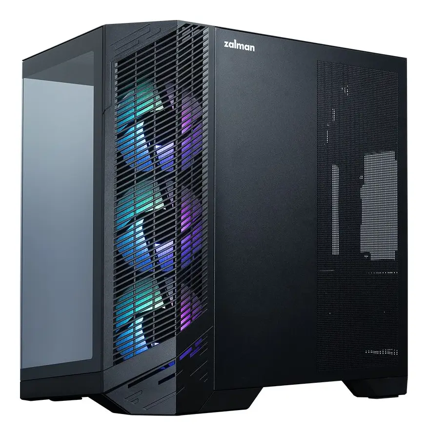 Корпус для ПК Zalman D50 Dual-Chamber Midi Tower черный Photo 9
