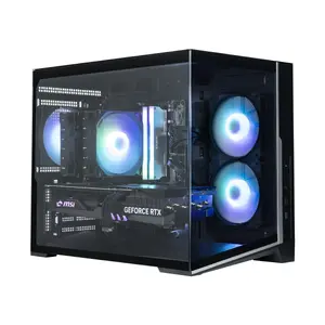 Zalman D30 mATX Mini Tower PC Case in Black with Three 120mm ARGB Fans