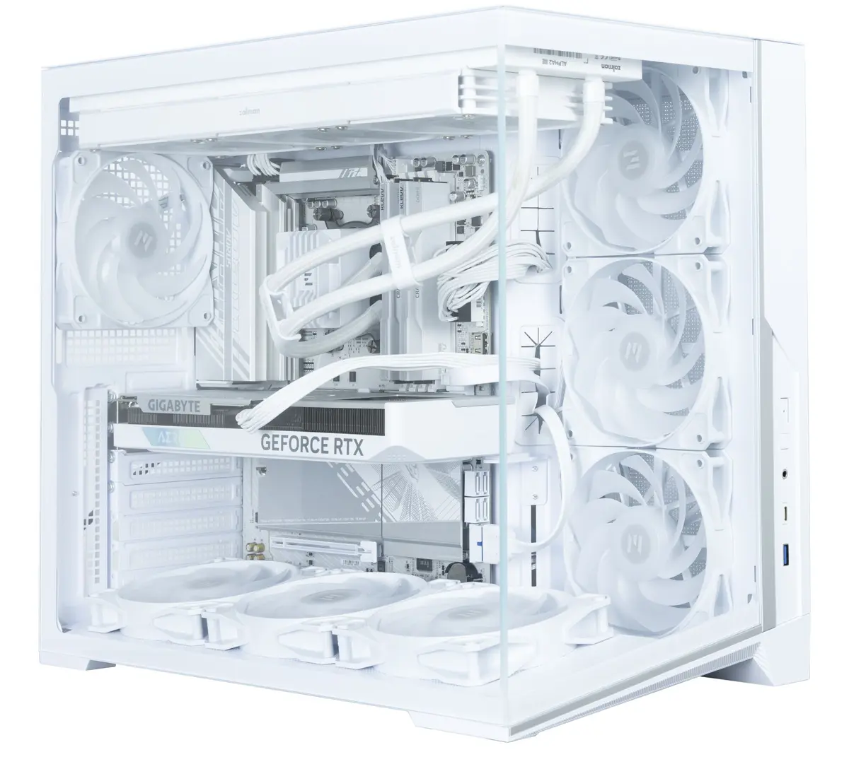 Корпус для ПК Zalman D40 Midi Tower белый Photo 3