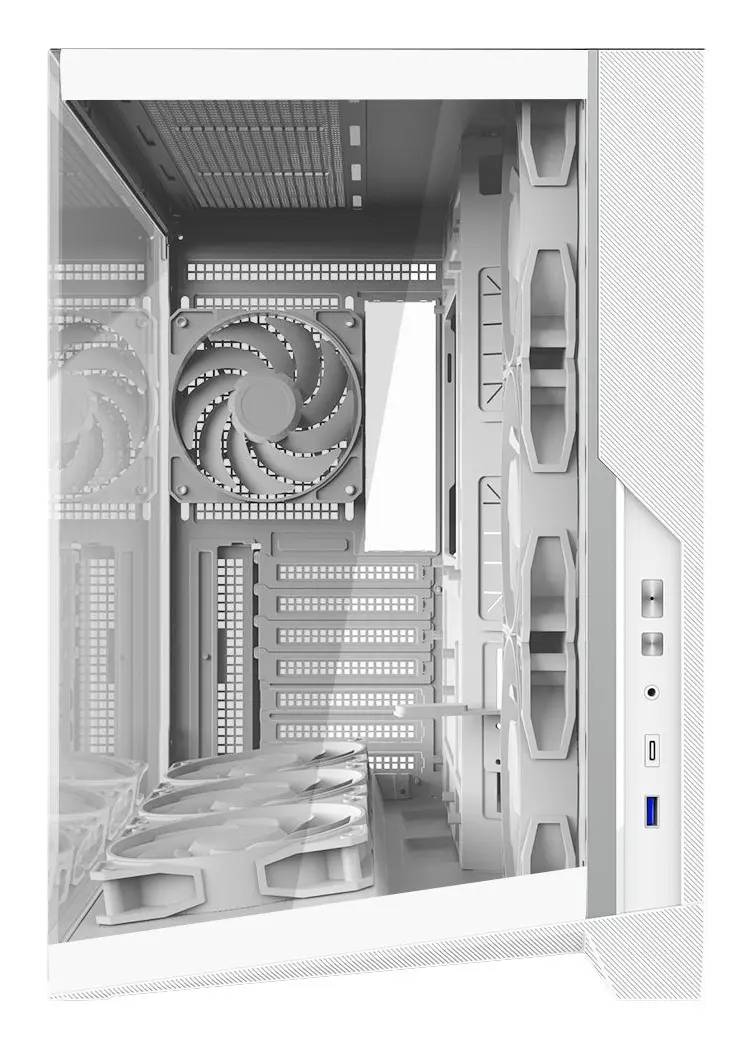 Корпус для ПК Zalman D40 Midi Tower белый Photo 6