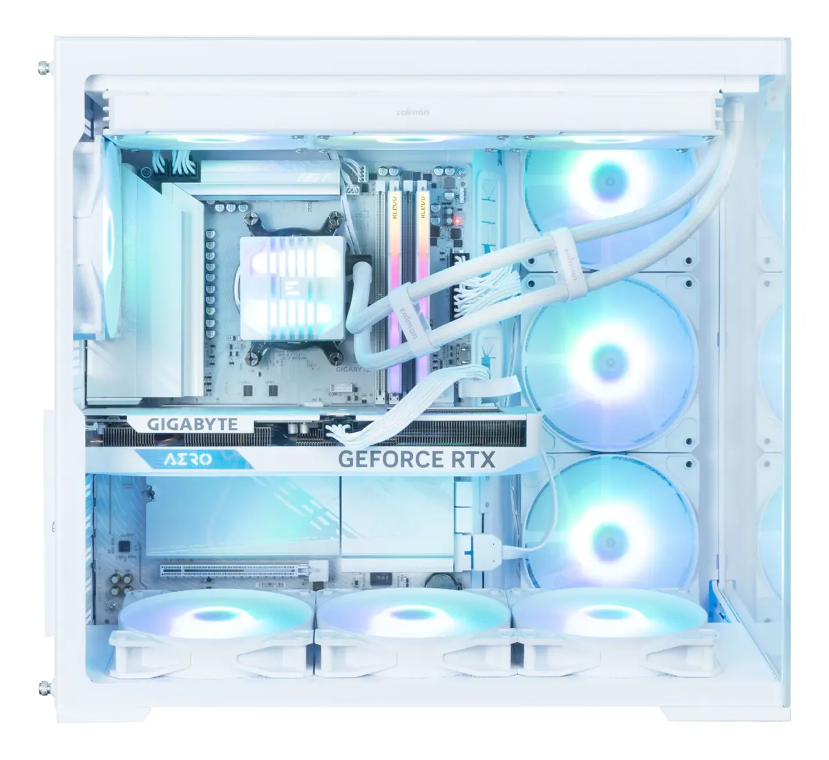 Корпус для ПК Zalman D40 Midi Tower белый Photo 13