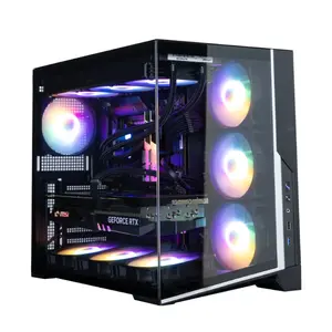 Zalman D40F ATX Mid Tower PC Case Black with Seven 120mm FRGB Fans
