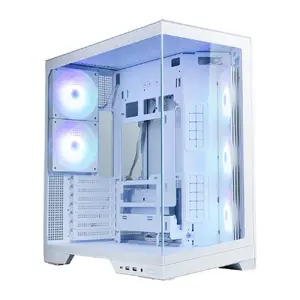 Zalman D50 ATX Mid Tower PC Case White with Three 120mm Fans