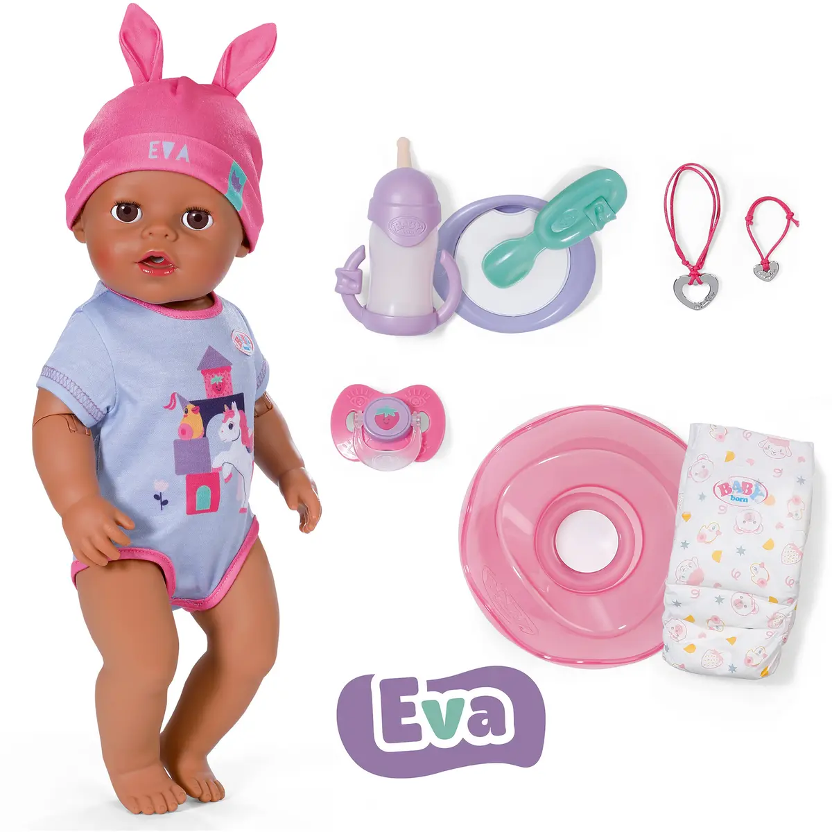 Кукла BABY born Eva Click & Play 43см Zapf Creation Photo 2