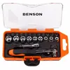 Benson Tools sprūdrata un uzgaļu komplekts 23 daļas 008603 Photo 3