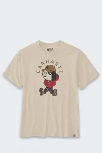 Футболка Carhartt Light Jac Graphic Oat Milk с графическим принтом