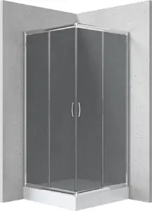 Square Shower Enclosure with Tray 80x80 cm deante KYCZ442K
