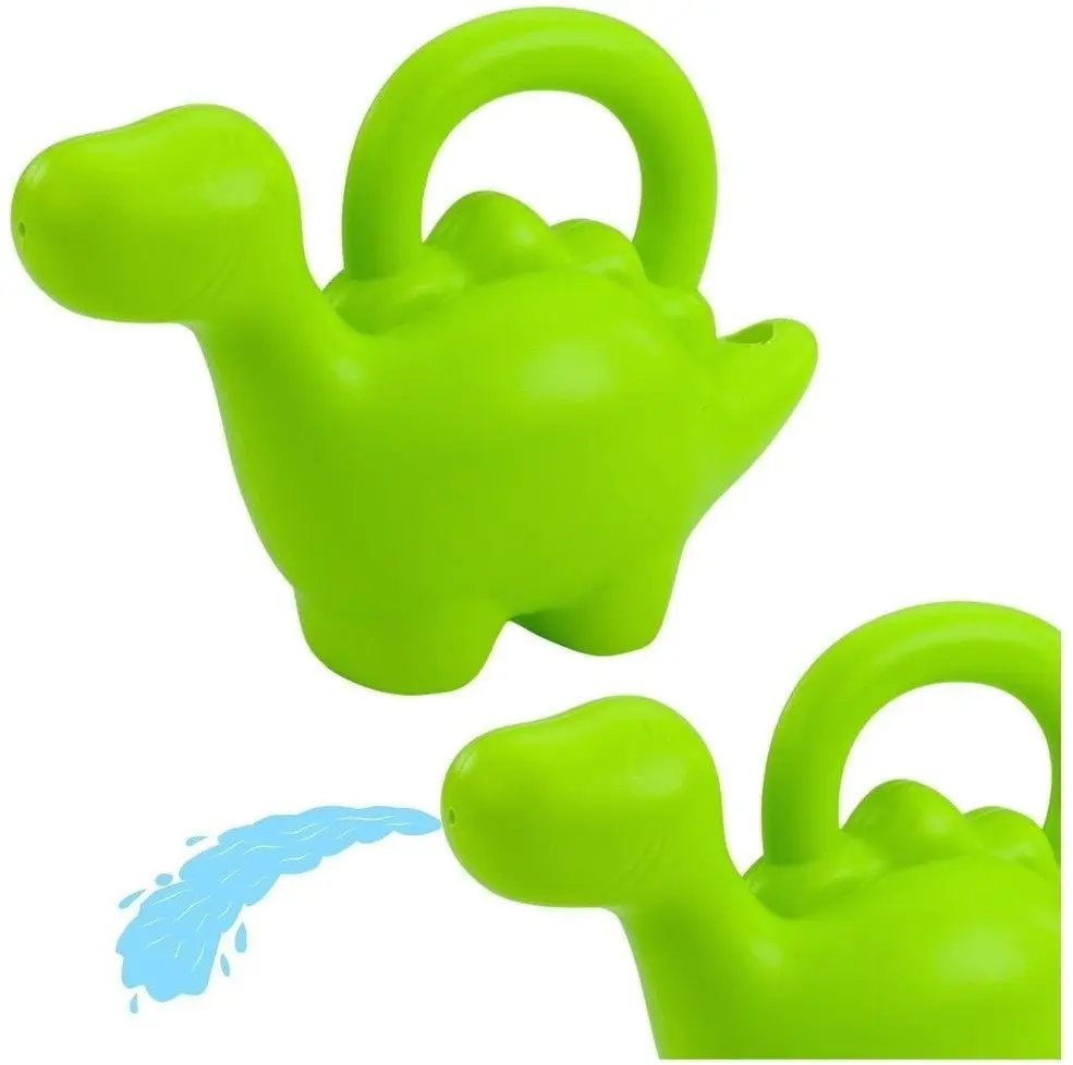 LEANToys Plastmasas laistīšanas kanna Dinozaurs zaļa