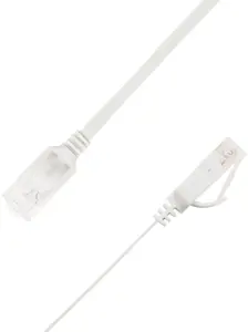 Cables to go Flat U/UTP Cat6A Network Cable White 0.2m